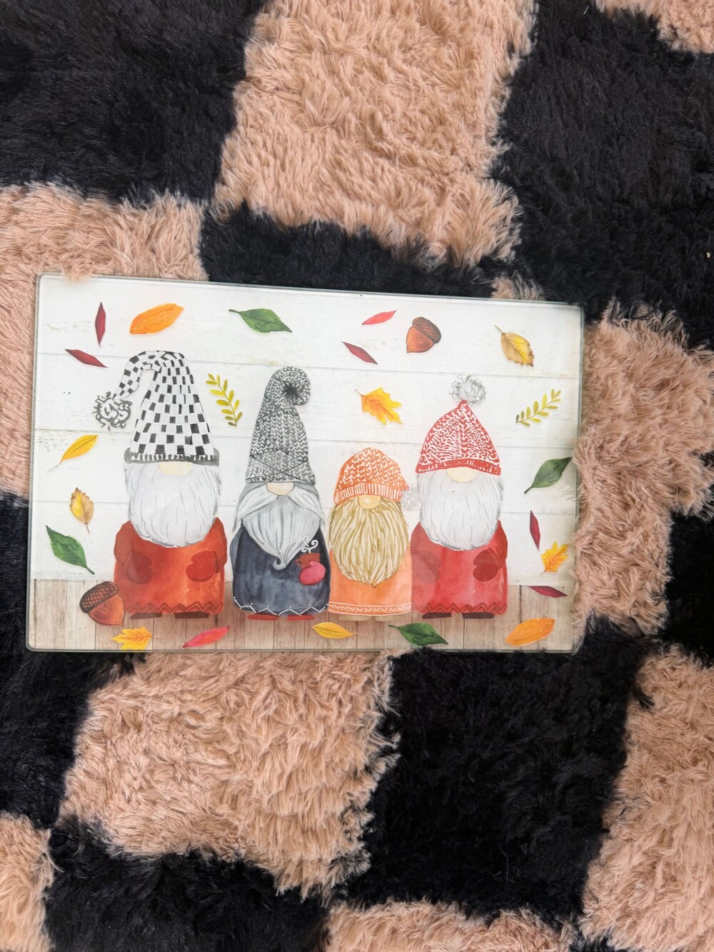 Autumn Gnomes Printed Mat Fall Decor